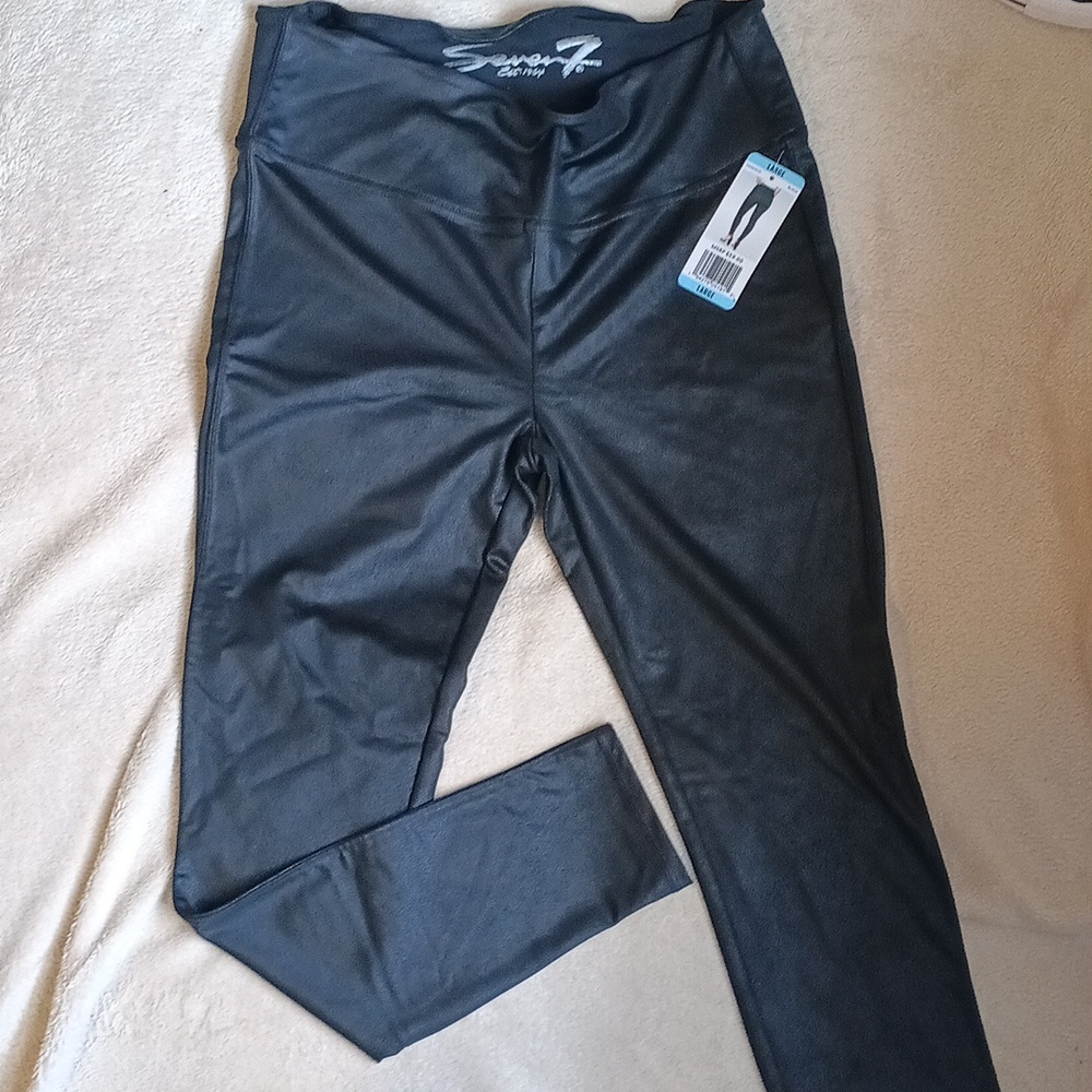 Seven7 Faux Leather Leggings